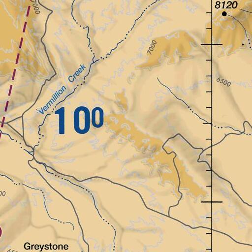 FAA VFR chart of The Bears Ears, CO