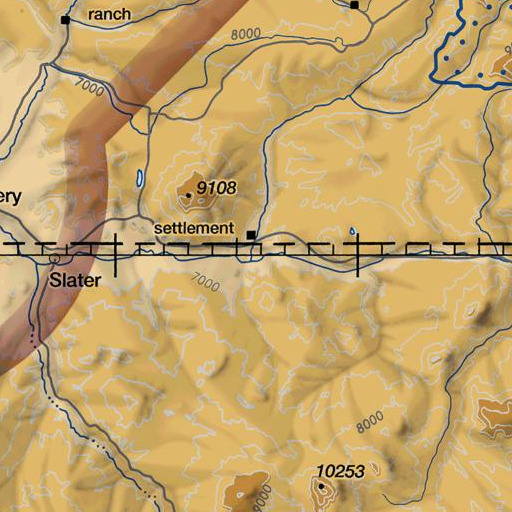 FAA VFR chart of Battle Creek, CO