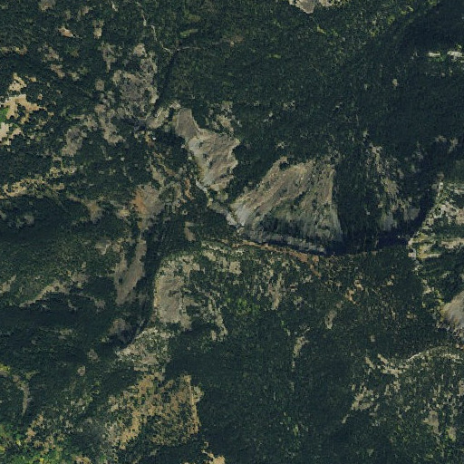 Aerial imagery of Black Mountain, CO