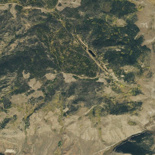 Aerial imagery of Pinkham Mountain, CO