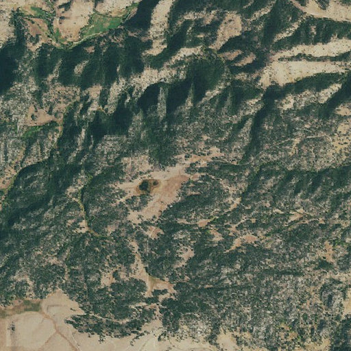 Aerial imagery of Bull Garden, CO