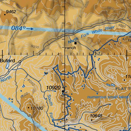 FAA VFR chart of Papoose Basin, CO
