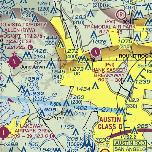 FAA VFR chart of Gateway Community Church, TX
