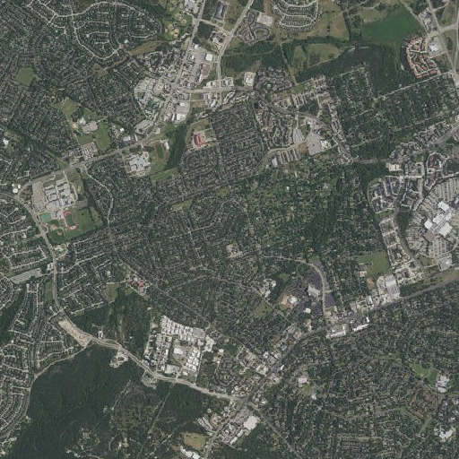 Aerial imagery of Gateway Community Church, TX