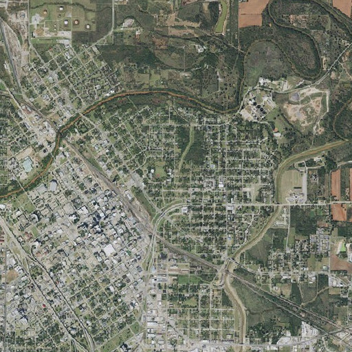 Aerial imagery of Mitchells Chapel Church, TX