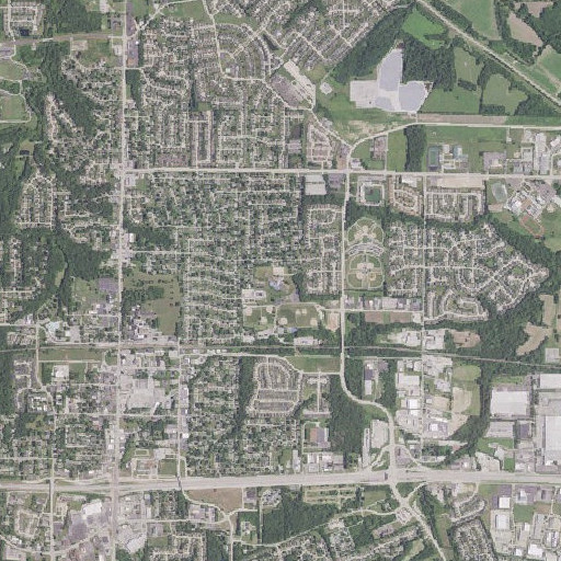 Aerial imagery of Forest Park Elementary School, MO