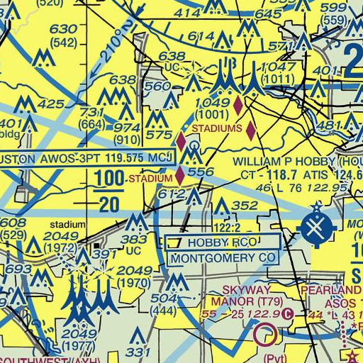 FAA VFR chart of Astrodome, TX