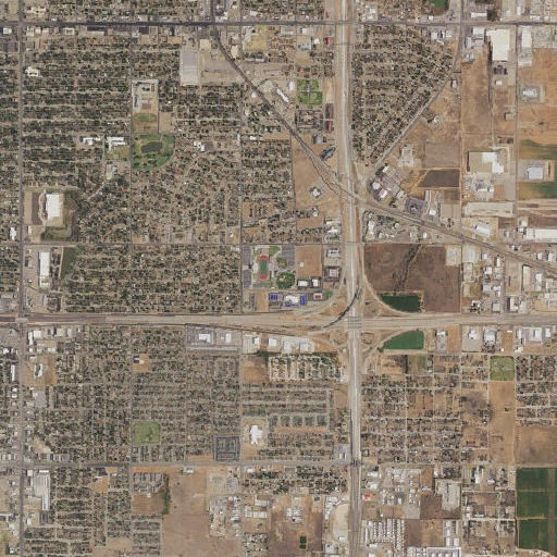 Aerial imagery of Moegle Field, TX