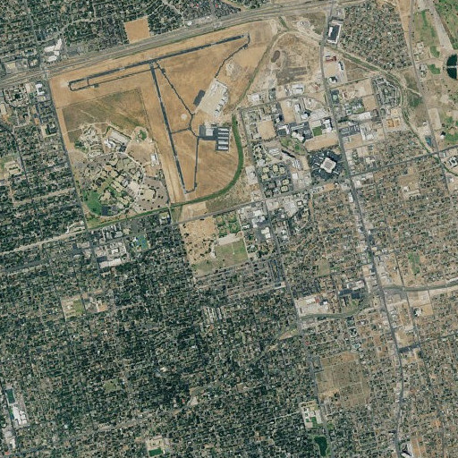 Aerial imagery of Windlands Park, TX