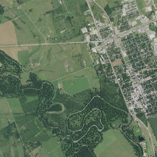 Aerial imagery of Kennard House, TX