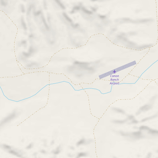 OpenStreetMap map of Canon Ranch Railroad Eclipse Windmill, TX