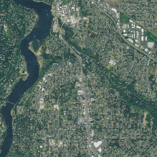 Aerial imagery of Bunnell Park, OR