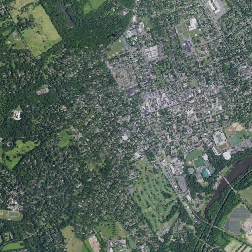 Aerial imagery of Morven, NJ