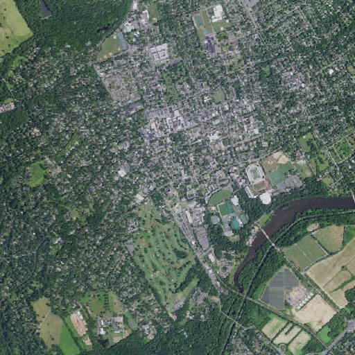 Aerial imagery of Pyne Hall, NJ