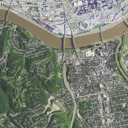 Aerial imagery of Interchange 192, KY