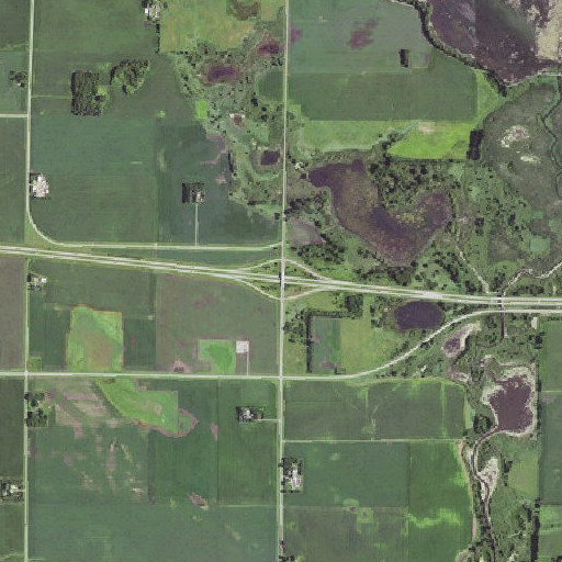 Aerial imagery of Interchange 134, MN