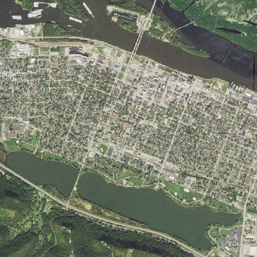 Aerial imagery of Memorial Hall, MN