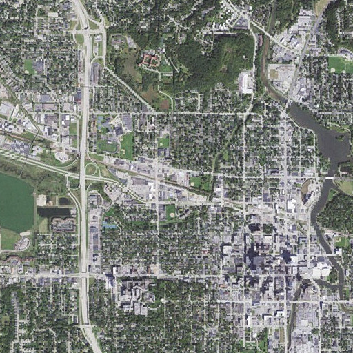 Aerial imagery of Rochester, MN