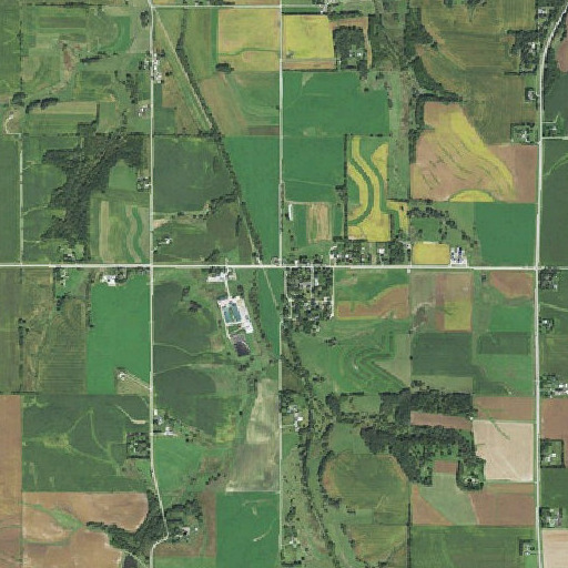Aerial imagery of Viola (historical), MN