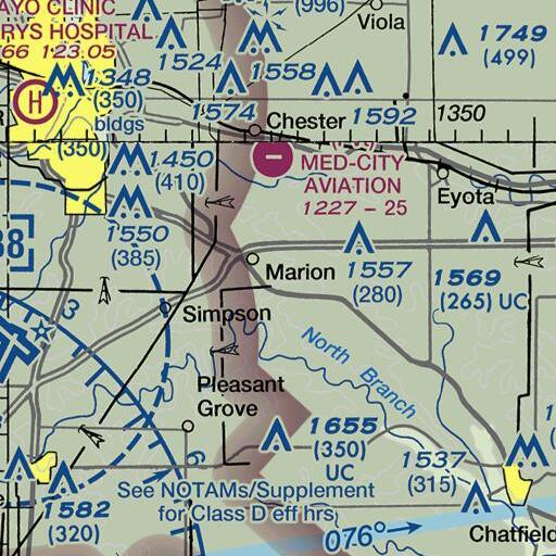 FAA VFR chart of Predmore (historical), MN