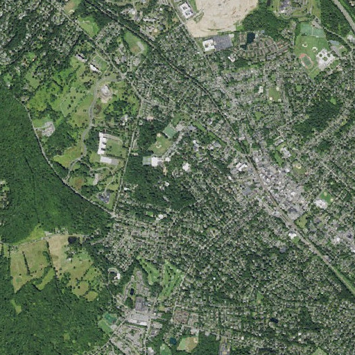 Aerial imagery of Riker Hall, NJ