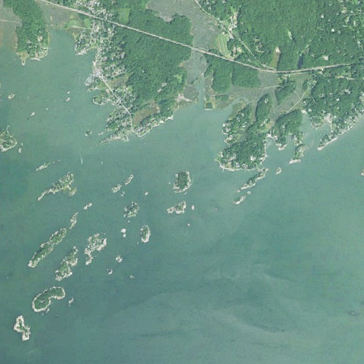 Aerial imagery of Bear Island, CT