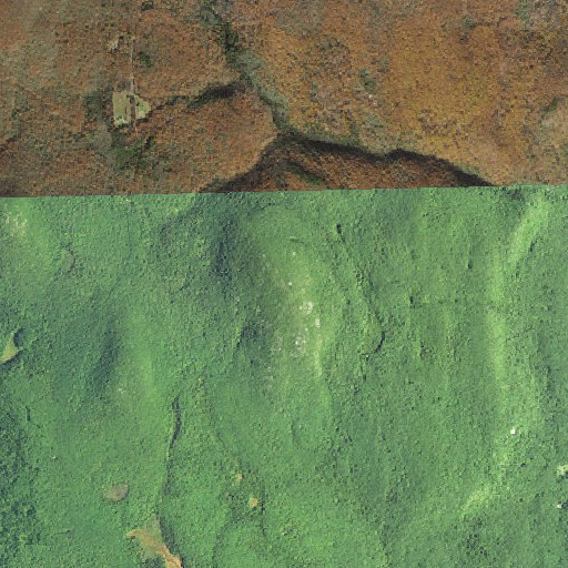 Aerial imagery of Bear Mountain, CT