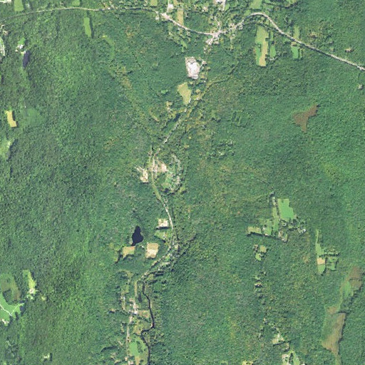 Aerial imagery of Bigelow Brook, CT