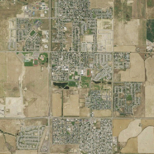 Aerial imagery of Frederick Elementary School, CO