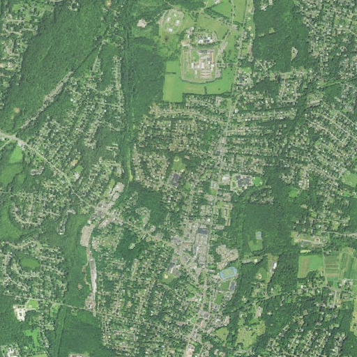 Aerial imagery of Dodd Middle School, CT