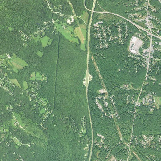 Aerial imagery of Falls Brook, CT