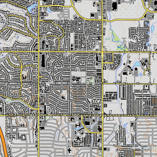 OpenTopoMap map of Eisenhower Elementary School, OK