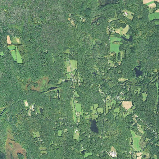 Aerial imagery of Hampton Station, CT