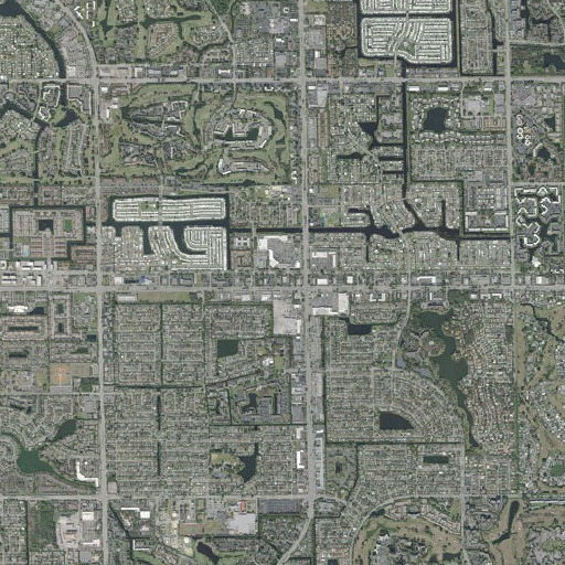 Aerial imagery of Lauderhill Post Office, FL
