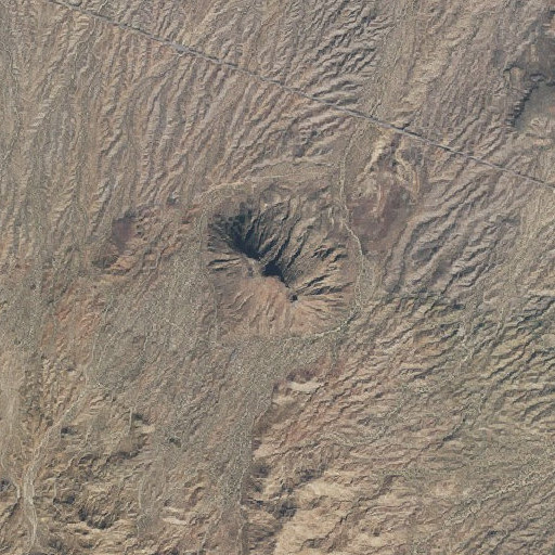 Aerial imagery of Bucket Mountain, AZ
