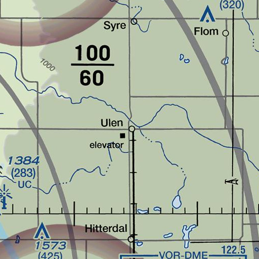 FAA VFR chart of Ulen, MN