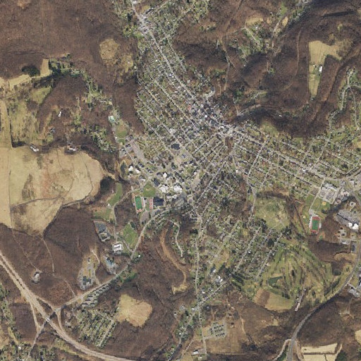 Aerial imagery of Compton Science Center, MD