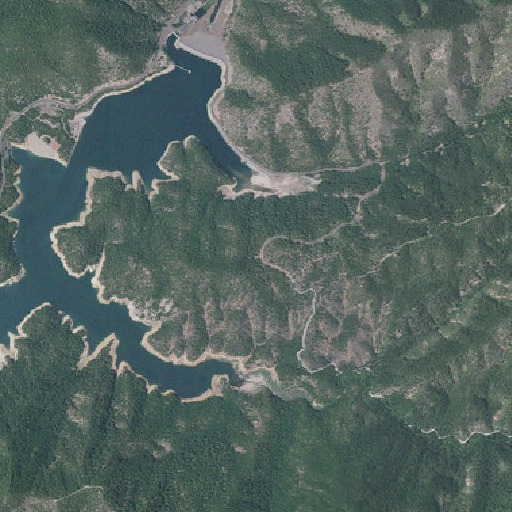 Aerial imagery of Calsh Trail, OR