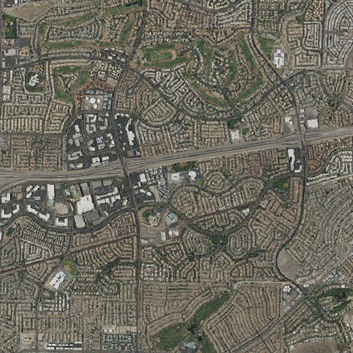 Aerial imagery of Neil C Twitchell Elementary School, NV