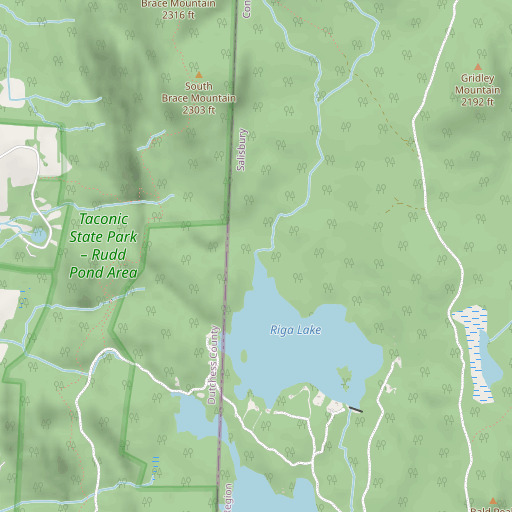 OpenStreetMap map of Monument Brook, CT