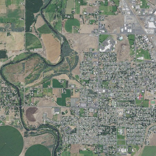Aerial imagery of Volunteer Park, OR