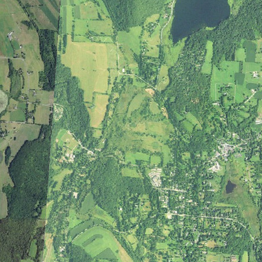 Aerial imagery of Mudge Pond Brook, CT