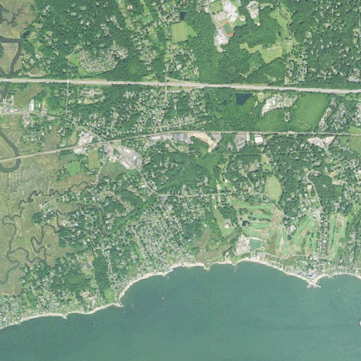Aerial imagery of Neck River, CT