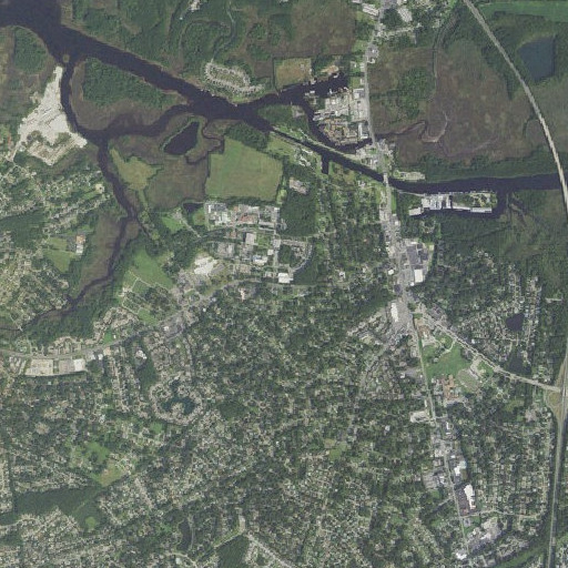 Aerial imagery of Chesapeake Public Library, VA