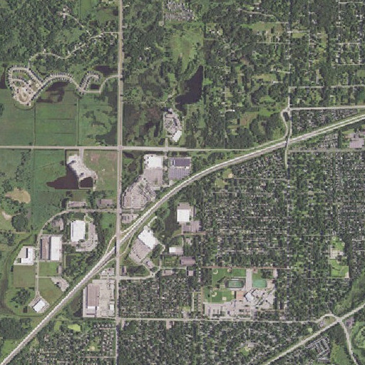 Aerial imagery of Eastside Park, MN