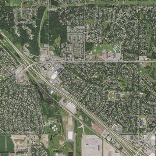 Aerial imagery of Hearthside Park, MN