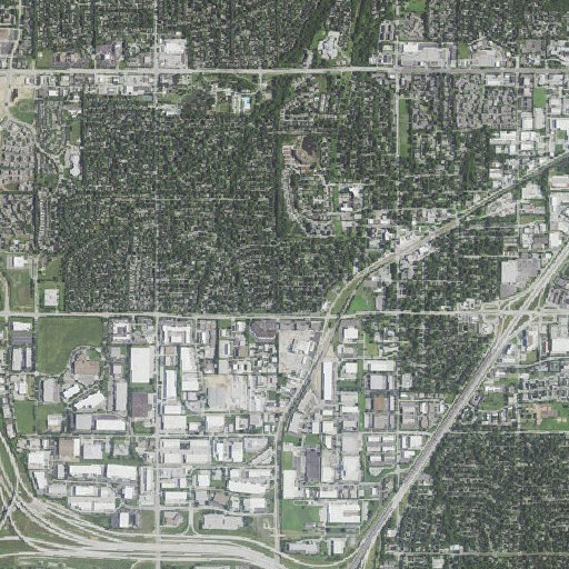 Aerial imagery of Mullen Park, KS