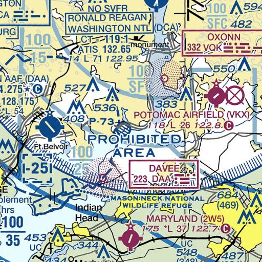 FAA VFR chart of Riverside Park, VA