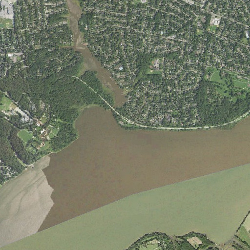 Aerial imagery of Riverside Park, VA
