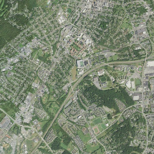 Aerial imagery of Sonner Hall, VA